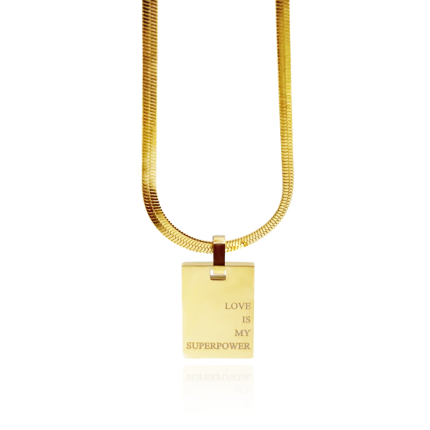 Love is my Superpower Necklace