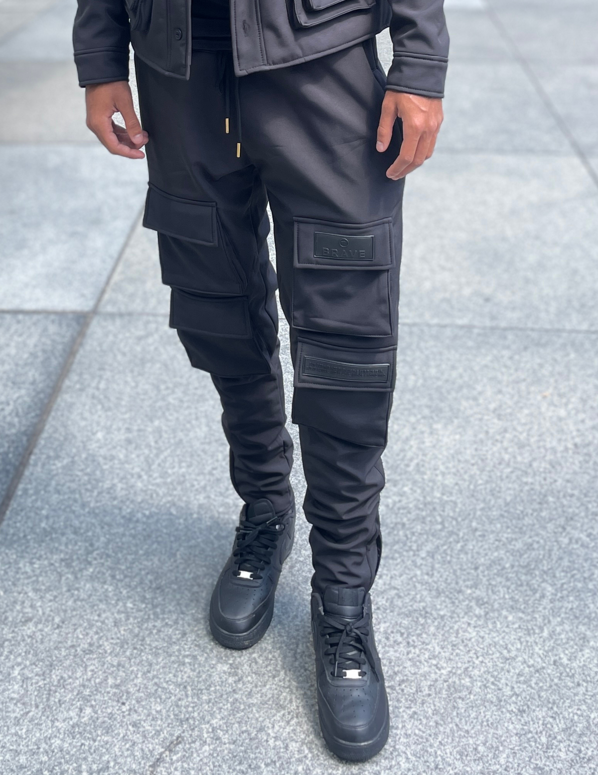 INSPIRE BLACK CARGO PANT